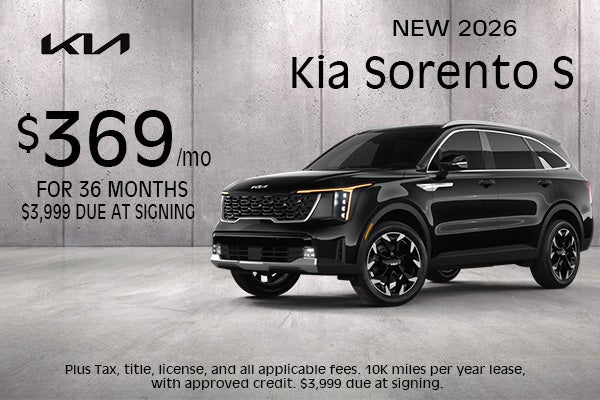 Sorento Lease Special