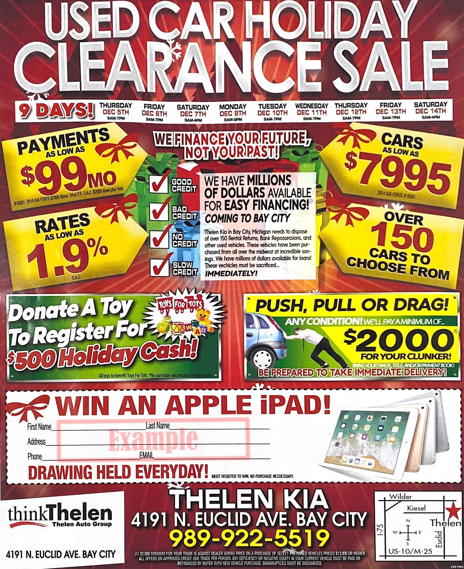 2019 Holiday Used Sale